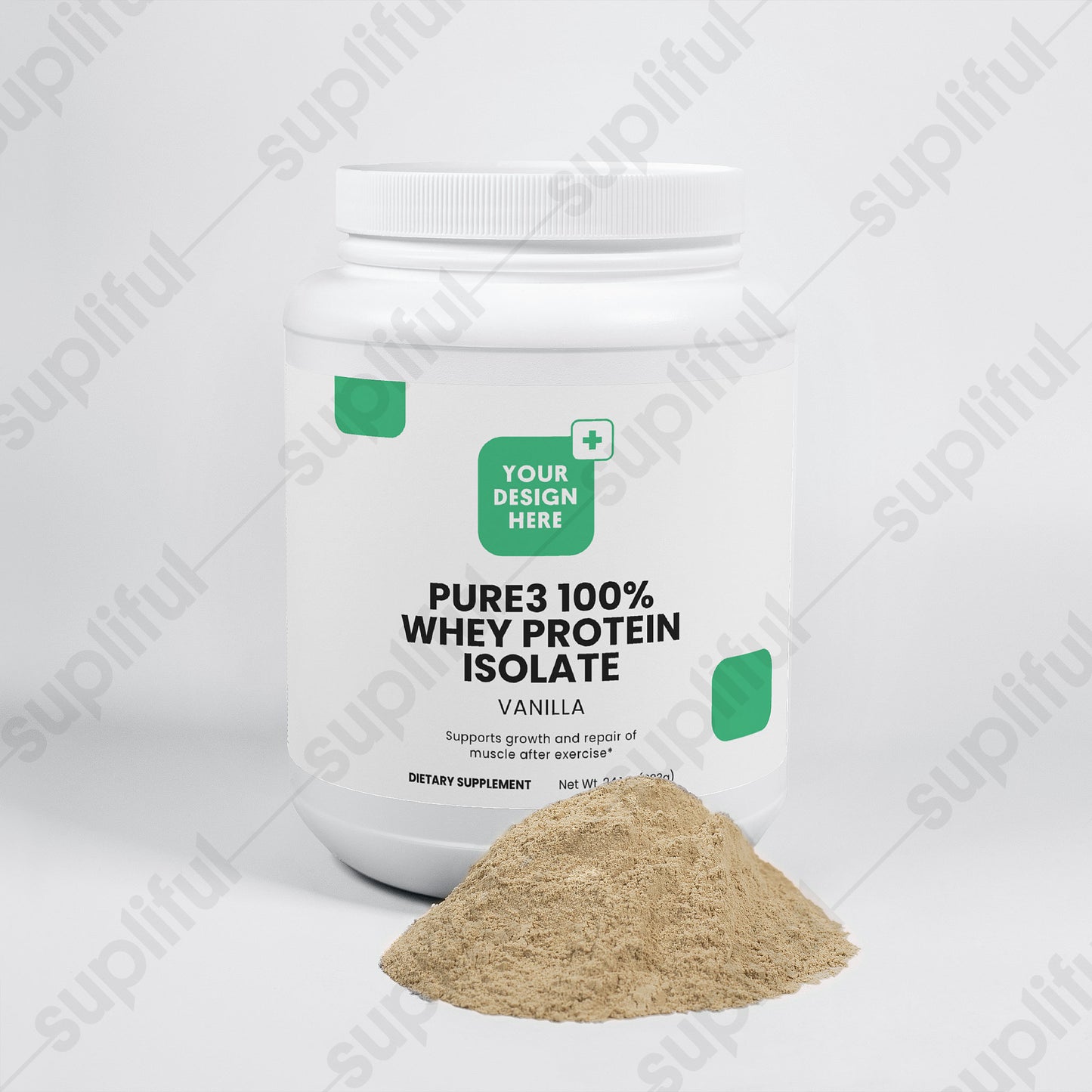 Pure3 100% Whey Protein Isolate (Vanilla)