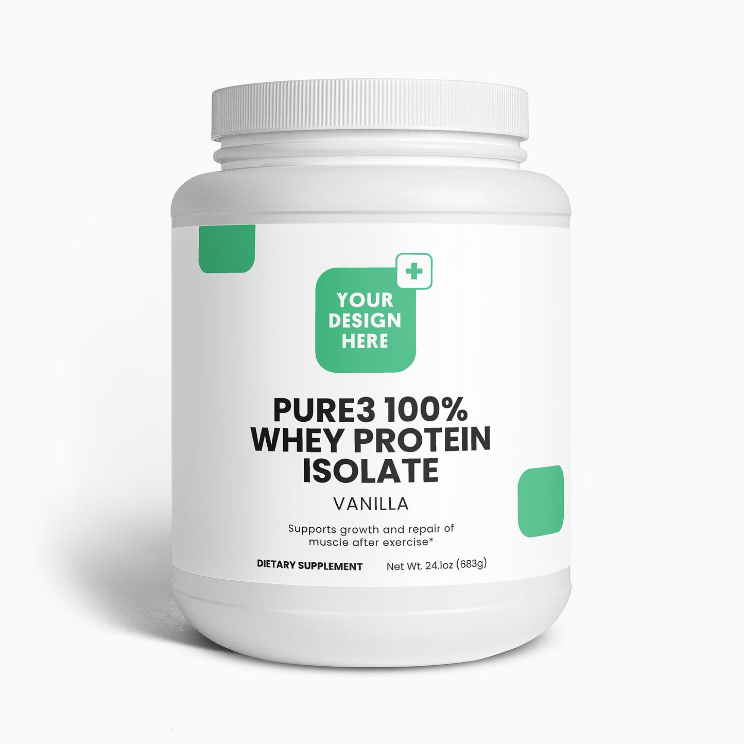 Pure3 100% Whey Protein Isolate (Vanilla)